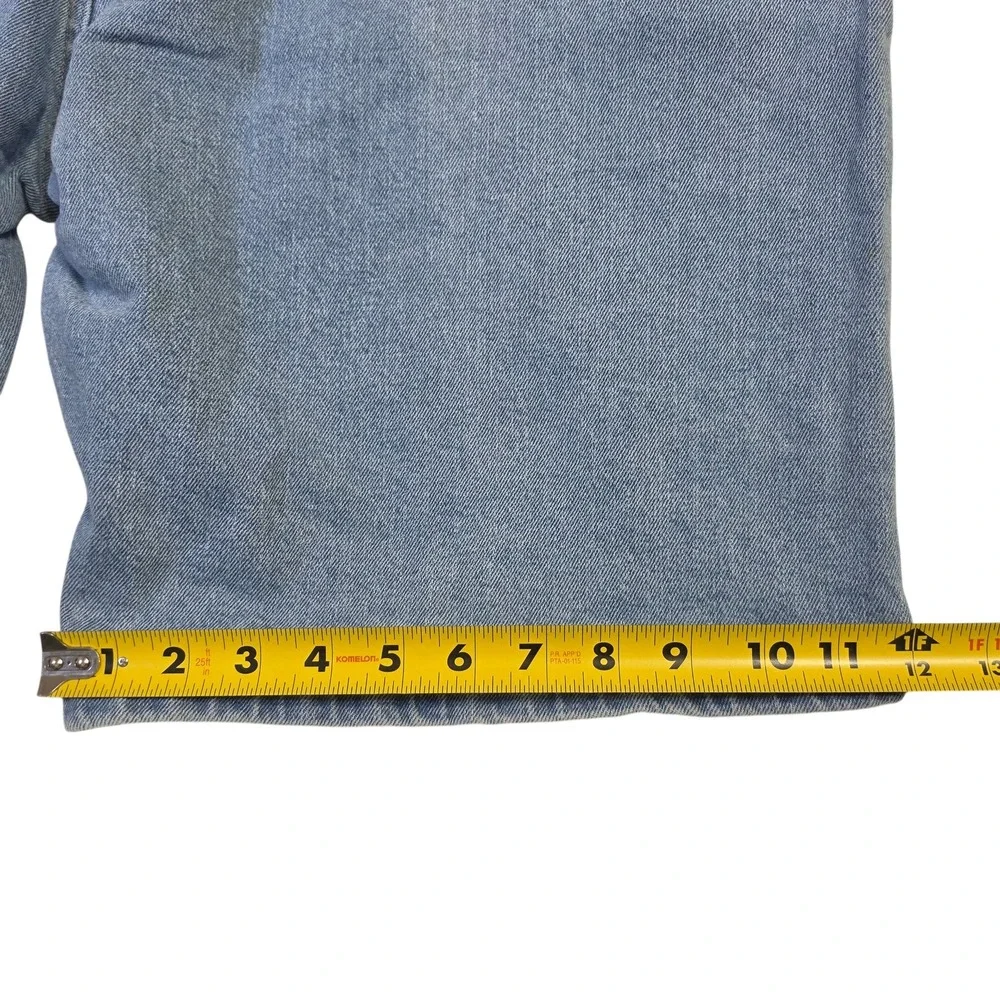 Wrangler Denim Shorts 44 Blue Mens Light Wash Stretch 5-Pocket‎ *READ*